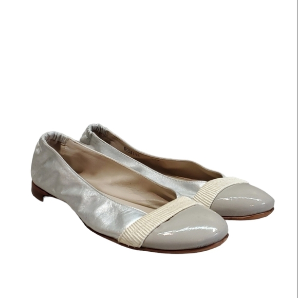 AGL Attilio Guisti Leombruni Womens Luxury Loafer Flats shoes sz 37.5 US 7 5 - Picture 1 of 14